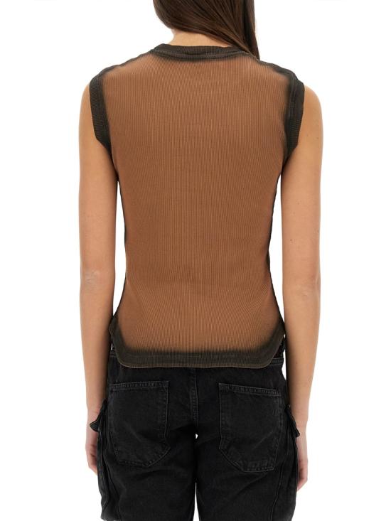 25SS 디 아티코 반팔 티셔츠 250WCN00003 JJJ054SP878 NUDE - THE ATTICO