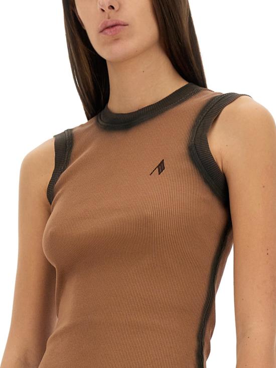 25SS 디 아티코 반팔 티셔츠 250WCN00003 JJJ054SP878 NUDE - THE ATTICO