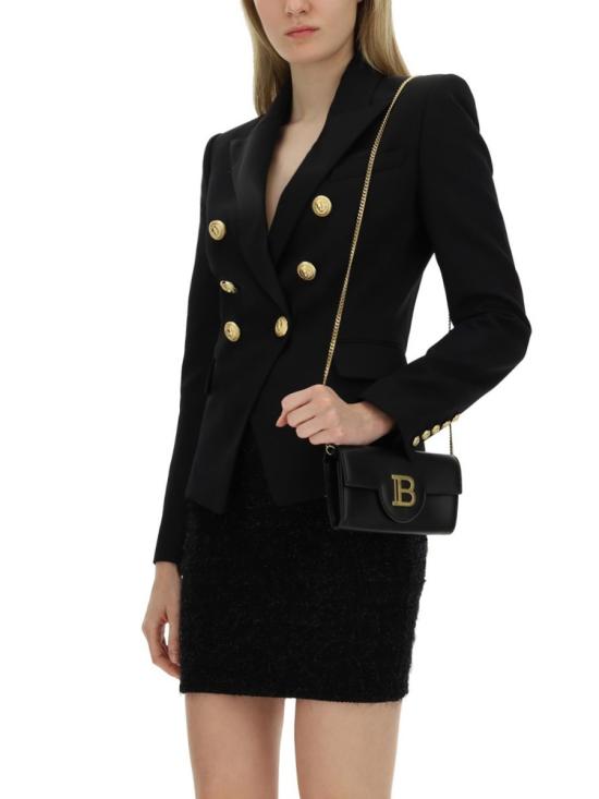 25SS 발망 크로스백 DN1ON197LAVE 0PA BLACK - BALMAIN