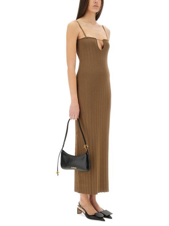 25SS 자크뮈스 미디 원피스 241KN358 2355150 BROWN - JACQUEMUS