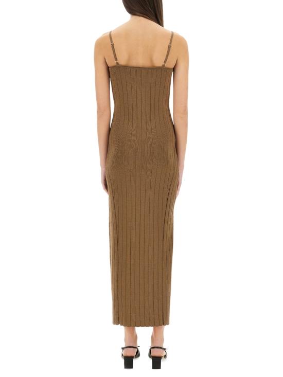 25SS 자크뮈스 미디 원피스 241KN358 2355150 BROWN - JACQUEMUS