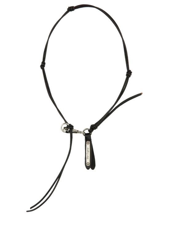 25SS 아워레가시 목걸이/팬던트 A2258SFL LIQUIRICE BLACK