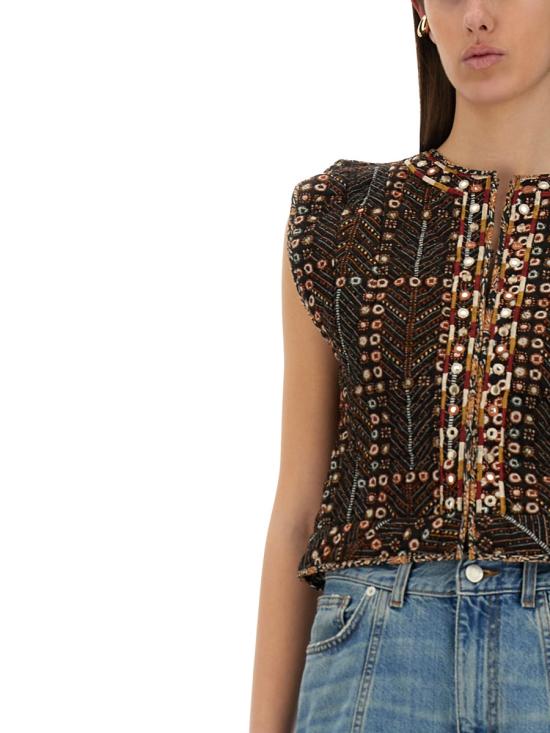 25SS 이자벨마랑에뚜왈 베스트 GI0050FA C1J03E02FK MULTICOLOUR - ISABEL MARANT ETOILE