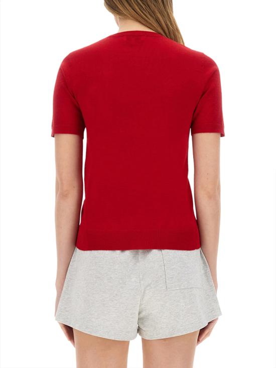 25SS 스포티앤리치 반팔 티셔츠 TO078606205RE15 182 RED - SPORTY & RICH