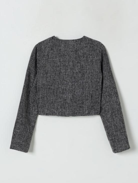 25SS [키즈] 리우조 캐주얼 자켓 GA5052T2936 B2712 Black - LIU JO