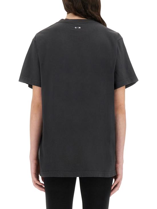 25SS 스포티앤리치 반팔 티셔츠 TO043627667BA02 111 BLACK - SPORTY & RICH