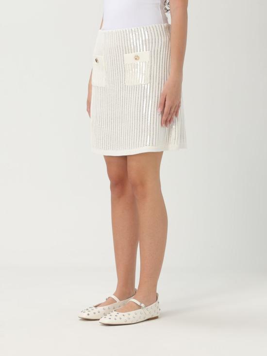 25SS 셀프 포트레이트 스커트 126SK WHITE White - SELF PORTRAIT