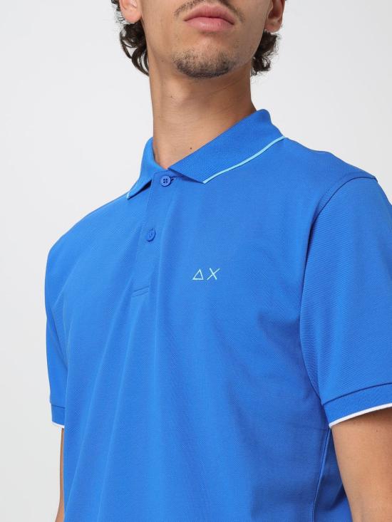 25FW 썬 68 폴로 티셔츠 A35110 58 Blue - SUN 68