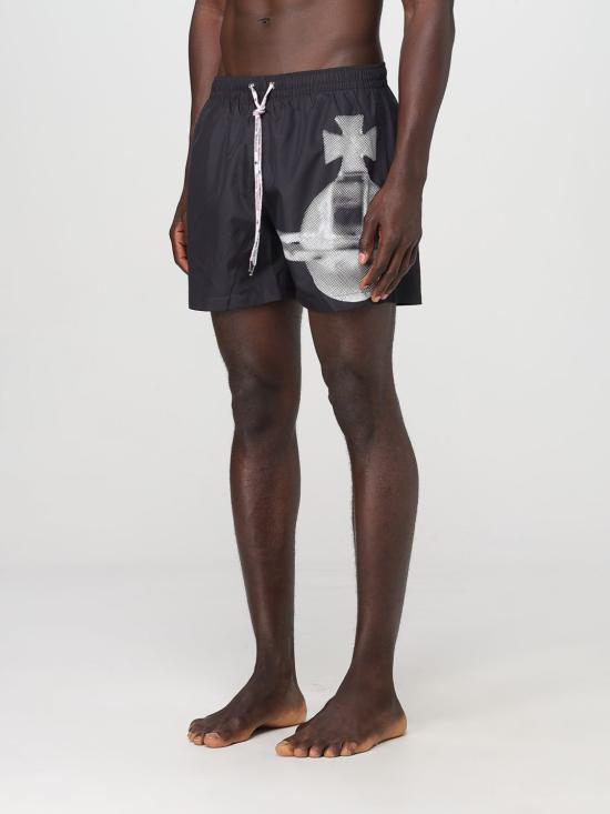 25SS 비비안웨스트우드 스윔팬츠 81010003W015L N401 Black - VIVIENNE WESTWOOD