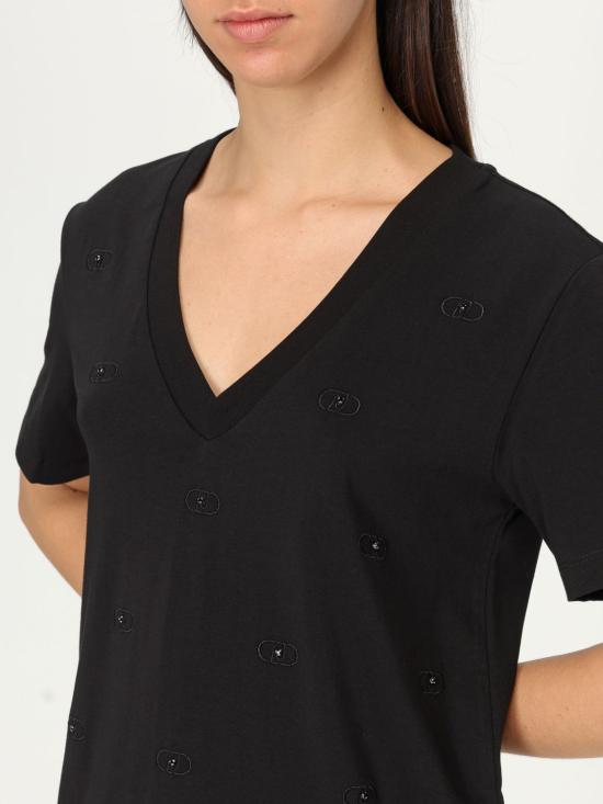 25SS 리우조 미디 원피스 TA5192JS088 22222 Black - LIU JO