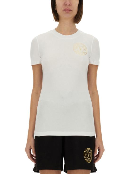 25SS 베르사체 반팔 티셔츠 78HAHT00 CJ03TG03 WHITE