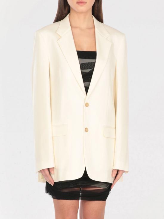 25FW MM6 메종마르지엘라 자켓 S62BN0108S47848 101 Ivory