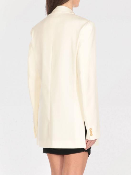 25FW MM6 메종마르지엘라 자켓 S62BN0108S47848 101 Ivory - MM6 MAISON MARGIELA