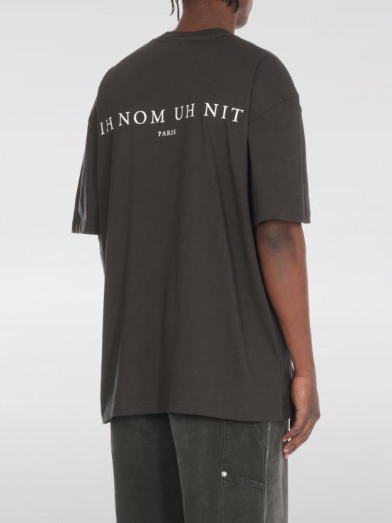 25SS 이놈어닛 반팔 티셔츠 NUS25257 L41 Charcoal - IH NOM UH NIT