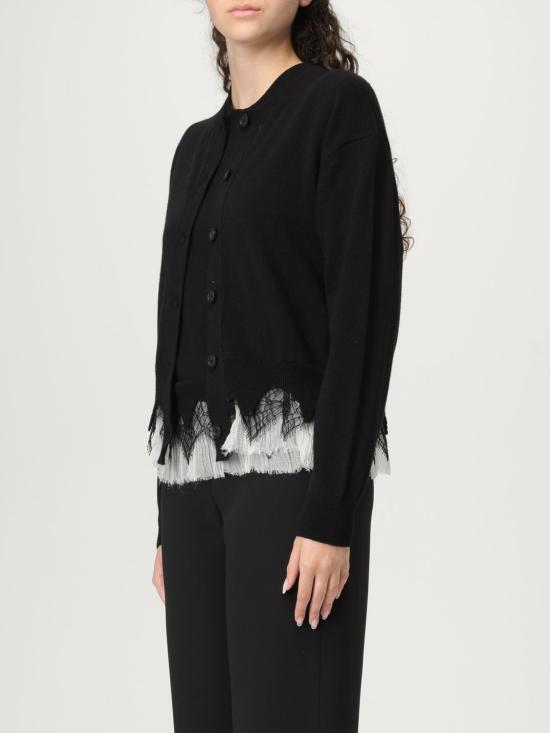 25FW 알렉산더 맥퀸 가디건 829288Q1BC8 1080 Black - ALEXANDER MCQUEEN