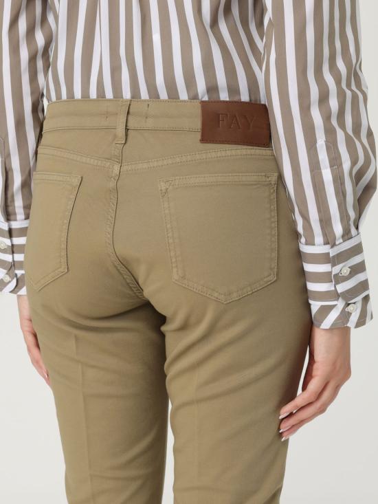 25FW 페이 스트레이트 팬츠 NTW8650520TM47 S400 Green - FAY