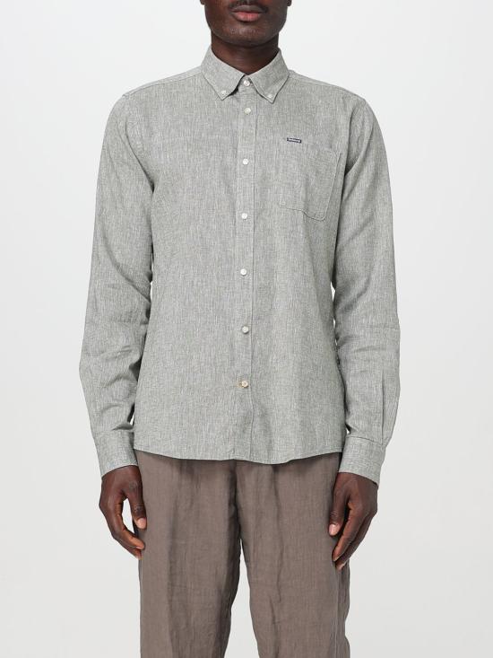 25FW 바버 긴팔 셔츠 MSH5090 OL31 Green