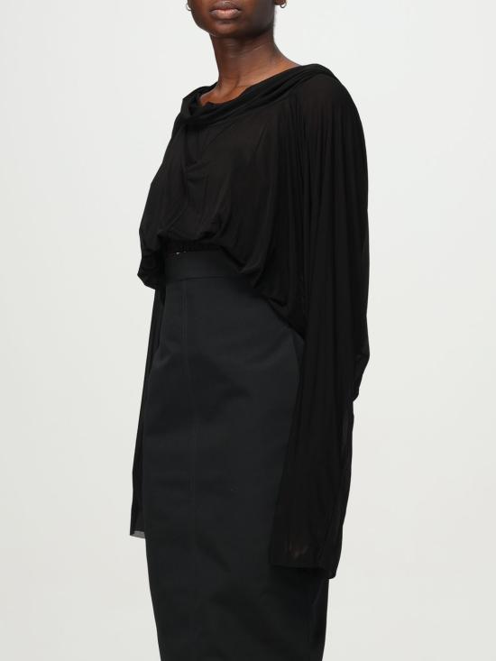 25FW 릭 오웬스 긴팔 티셔츠 RO01E7278BZ 09 Black - RICK OWENS