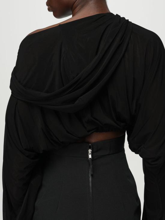 25FW 릭 오웬스 긴팔 티셔츠 RO01E7278BZ 09 Black - RICK OWENS