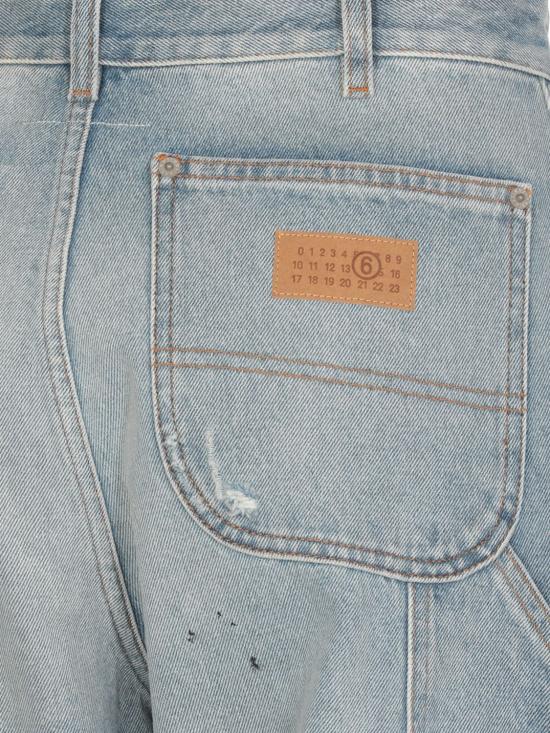 25SS MM6 메종마르지엘라 데님 팬츠 S62LB0183M30018 964 Gnawed Blue - MM6 MAISON MARGIELA