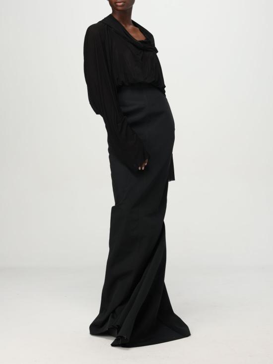 25SS 릭 오웬스 스커트 RO01E7375PCVS 09 Black - RICK OWENS