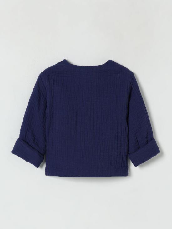 25SS [키즈] 테디 앤 미노우 캐주얼 자켓 E25CN020C0070 474 Denim - TEDDY & MINOU