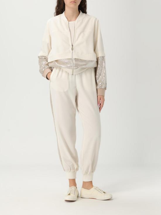 25SS 리우조 트레이닝/조거 팬츠 TA5264TS423 M9185 White - LIU JO