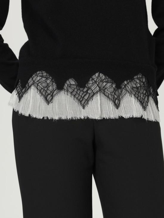 25FW 알렉산더 맥퀸 스웨터 829289Q1BC8 1080 Black - ALEXANDER MCQUEEN