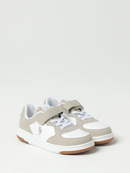 25SS [키즈] 폴로 랄프로렌 스니커즈 RL02439101 Kaki - POLO RALPH LAUREN