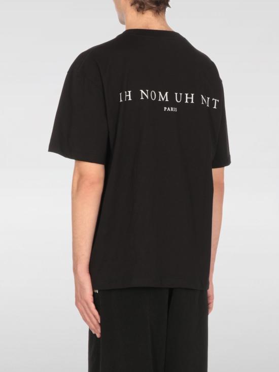 25SS 이놈어닛 반팔 티셔츠 NUS25230 009 Black - IH NOM UH NIT