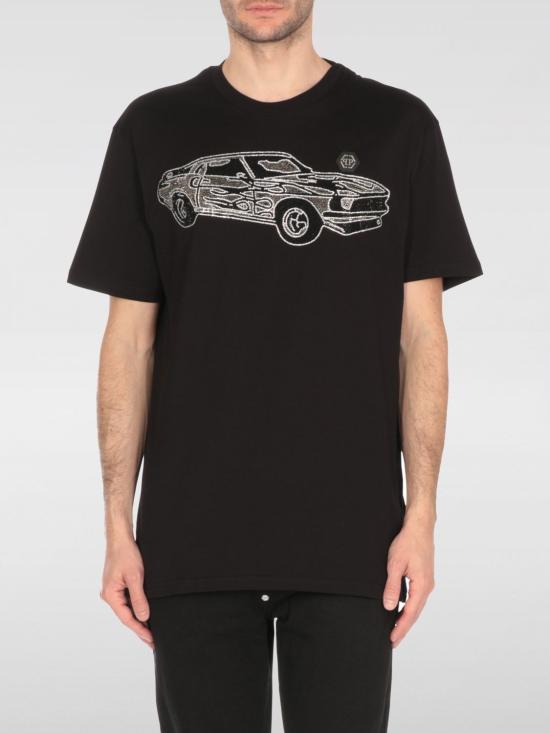 25FW 필립 플레인 반팔 티셔츠 SAECMTK8105PJY002N 02 Black