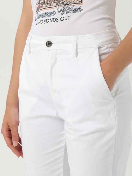 25SS 리우조 스트레이트 팬츠 WA5449T4810 11111 White - LIU JO