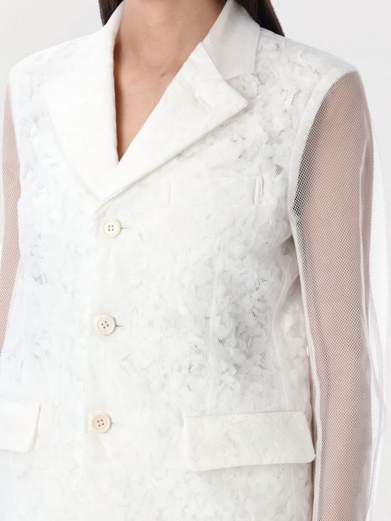 25SS 꼼데가르송 베스트 GOJ005051 1 White - COMME DES GARCONS