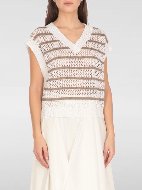 25SS 브루넬로 쿠치넬리 베스트 MC0558902 C0W29 Ivory