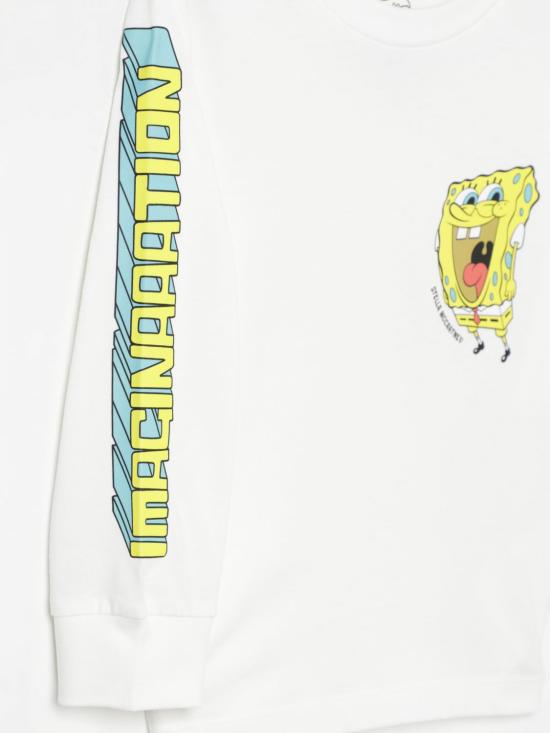 25SS [키즈] 스텔라 맥카트니 티셔츠 TW8S60Z0434 101 White - STELLA MCCARTNEY