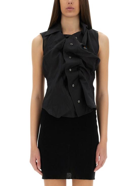 25SS 비비안웨스트우드 블라우스/셔츠 15010067 W012UN401 BLACK