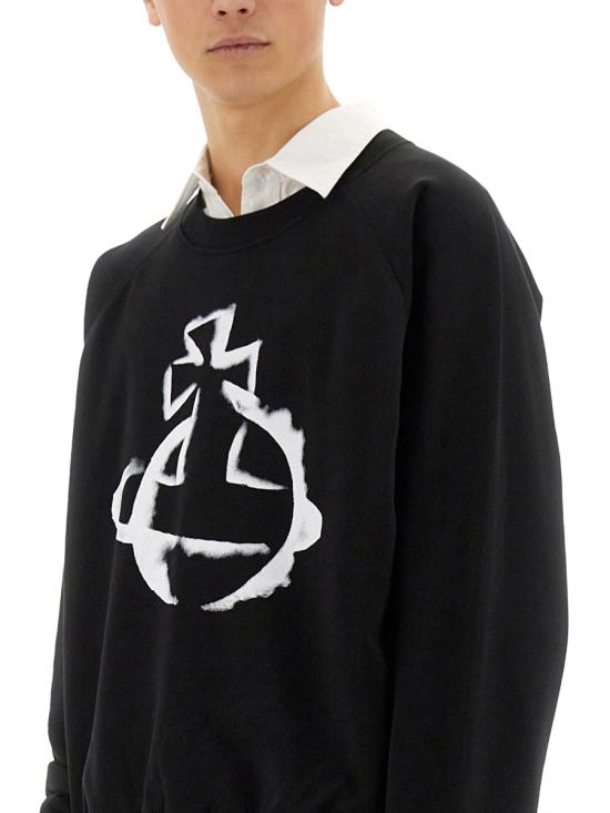 25SS 비비안웨스트우드 긴팔 티셔츠 3I01000Z J006ON401 BLACK - VIVIENNE WESTWOOD