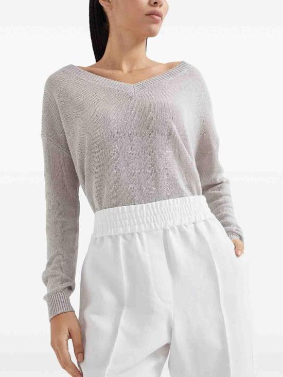  브루넬로 쿠치넬리 팬츠 MH126P7197C600 White - BRUNELLO CUCINELLI