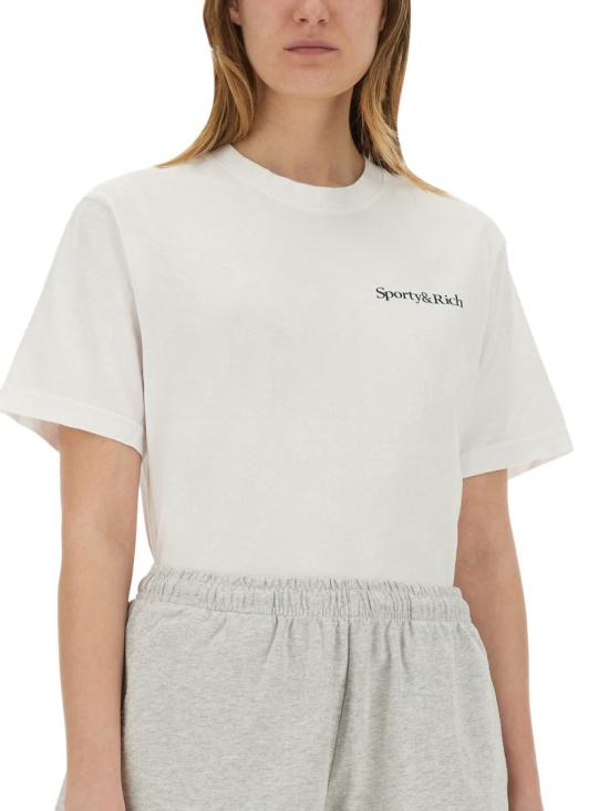 25SS 스포티앤리치 반팔 티셔츠 TO043606300WH01 48 WHITE - SPORTY & RICH