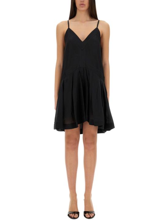 25SS 이자벨마랑에뚜왈 미디 원피스 RO0692FB B3J04E01BK BLACK