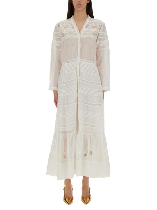 25SS 이자벨마랑에뚜왈 미디 원피스 RO0723FA C1J15E20WH WHITE