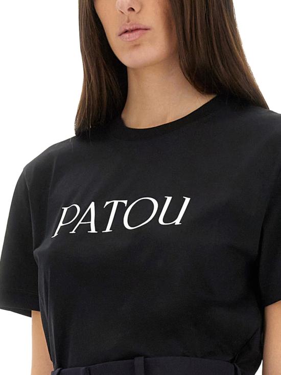25SS 파투 반팔 티셔츠 JE029 9999999B BLACK - PATOU