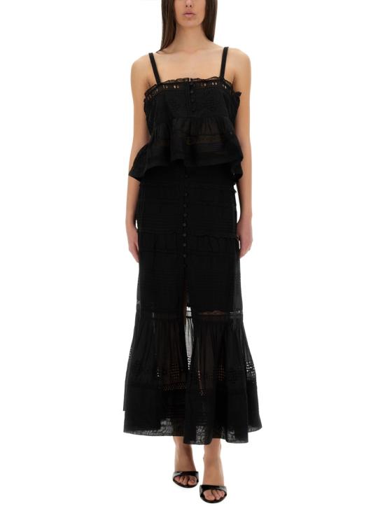 25SS 이자벨마랑에뚜왈 스커트 JU0282FA C1J15E01BK BLACK - ISABEL MARANT ETOILE