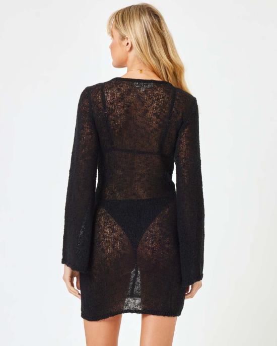  엘스페이스 비치용품 L스페이스 팔리세이드 커버업 블랙 - L SPACE