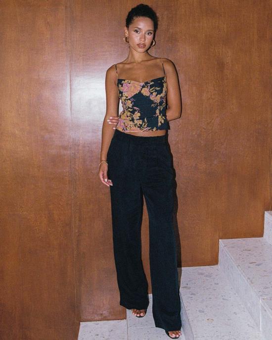  엘스페이스 블라우스 L스페이스 로티 탑 스루 시크 앤 쏜즈 - L SPACE