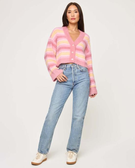  엘스페이스 가디건 LSpace 데이브레이크 카디건 데이브레이크 스트라이프 - L SPACE