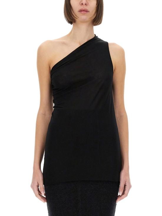 25SS 릭 오웬스 반팔 티셔츠 RP01E7138 JS09 BLACK