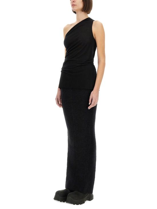 25SS 릭 오웬스 반팔 티셔츠 RP01E7138 JS09 BLACK - RICK OWENS