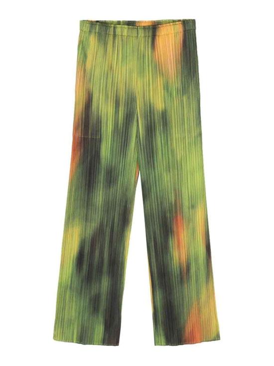 24FW 플리츠플리즈 스트레이트 팬츠 PP46JF68458 Green