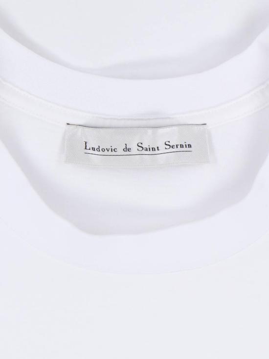 24FW 루도빅 드 생 세르넹 반팔 티셔츠 COTP003UJEWHITE White - LUDOVIC DE SAINT SERNIN
